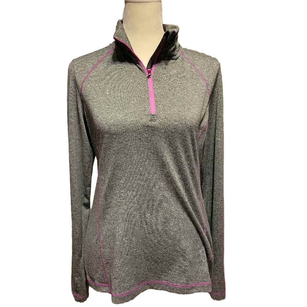 Danskin Now Semi Fitted 1/4 Zip Athletic Top Women's XS/CH (4-6)